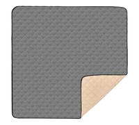 Dim Gray Dim Grey Solid Color Pure Plain Large Sturdy Baby Activity Play Mat for Floor Non-Toxic Padded Play Mat for Baby Kids Toddlers Infants, 50'' x 50''