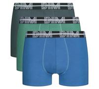 DIM Homme - Boxers Style Powerful Coton Stretch x3 | Ceinture Graphique Colorée | Confort Optimal | Coton Doux Extensible