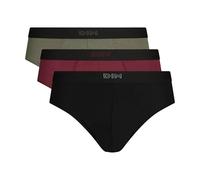 DIM Homme - Slip Pur Confort x3 | Coton Stretch | Maintien Quotidien | Ceinture Contrastée | Confort Moderne et Respirant