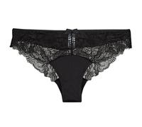 Generous Lace Tanga Black