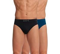 DIM Pack of 2 Unno Basic seamless briefs D05HG for men Black-blue