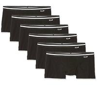 DIM Men's Boxer Set of 6 | Ecodim Cotton Stretch | Durable Comfort and Optimal Fit | Classic Waistband Black M