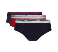 Dim Men's Classic Colours Cotton Stretch Brief x3 Denim Blue/Lava Red/Denim Blue L