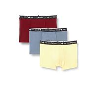 Dim Men's Coton Stretch Respirant Maintien Optimal x3 Boxer Shorts, Citronnelle/Rouge Brûlé/Gris Souris, XL (Pack of 3)