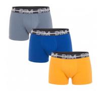 DIM Men's Powerful Cotton Stretch Style Boxers x3 | Coloured Graphic Belt | Optimal Comfort | Soft Stretch Cotton