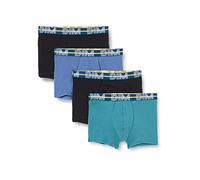 DIM Men's Powerful Cotton Stretch Style Boxers x4 | Coloured Graphic Belt | Optimal Comfort | Soft Stretch Cotton