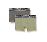DIM Men's Stay Fit Cotton 3D Flex x2 Boxer, Olive Green/Military Gray, XL