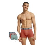 Dim Men's Style Powerful Cotton Stretch X3 Boxer Shorts, Grey/Green/Orange, XL (Pack of 3)