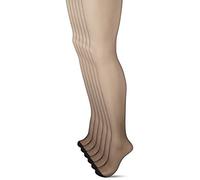 DIM Women's COLLANT Voile MES ESSENTIELS DE 4+2 Pantyhose, 15 DEN, Black (Black 0hz), S (Pack of 6)
