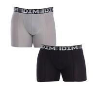 Dim Pack-2 Mens 3D Flex Air Cotton Long Boxers D01N2 - Multicolour - Size Small