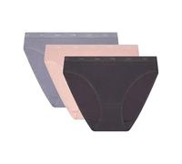DIM Pack of 3 Women's Eco Cotton PantiesDIM Les Pockets D4H00 | Women's underwear, classic cut, elastic waistband, medium coverage, comfortable fit, perfect for everyday wear