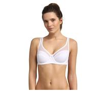 DIM Generous Organic Cotton Underwire Bra 00ASF for Women White