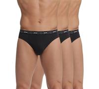 DIM Men's Briefs Set of 3 | Cotton Stretch Comfort | Optimal Support | Label Free Black XXL