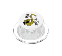 dI'm Saxy And You Know It Funny Music Pun PopSockets PopGrip for MagSafe