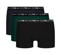 Dim Set of 3 Men's Boxers | Breathable Stretch Cotton | Optimal Fit | Label Free Black/Vrt Trop/Bl Denim M