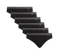 DIM Men's Ecodim Stretch Cotton Format x6 Brief, Black, XXL