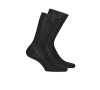 DIM Socks MC FIL D'ECOSSE COTE FINE PACK X2 in Black 6 / 8