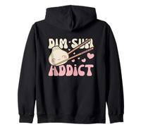 Dim Sum Addict Kawaii Dim Sum Dumpling Zip Hoodie