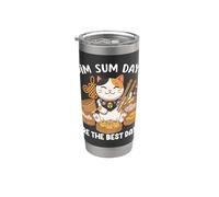 Dim Sum Days Cat Dumpling Foodie Stainless Steel Insulated Tumbler