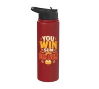 Dim Sum Funny Dumpling Stainless Steel Insulated Water Bottle