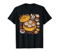Dim Sum Lineup Har Gow Siu Mai Turnip Cake Yum Cha T-Shirt