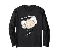 Dim Sum Sum Kawaii Bee Dim Sum Pun Bee Dumpling Long Sleeve T-Shirt