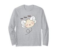 Dim Sum Sum Kawaii Bee Dim Sum Pun Bee Dumpling Long Sleeve T-Shirt