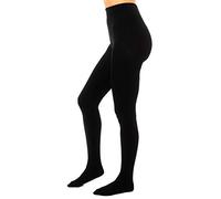 DIM Women's Thermal Fleece x1 Tights, Black, S-M