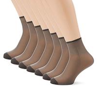 DIM Women's Beauty Resist Comfort & Hold x6 Socks, Black, One Size