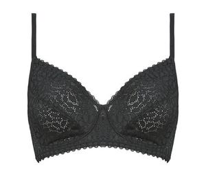 DIM Triangle bras and Bralettes DAILY DENTELLE SANS ARMATURE in Black 90B