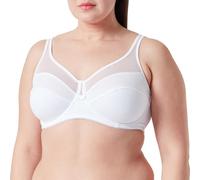 Dim Underwired Women's Generous Organic Cotton Bra x1 White 38DD