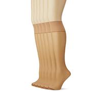 DIM Women's Beauty Resist Transparent Comfort x6 Knee Highs, Cinnamon, One Size