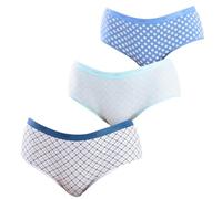 Dim Women's Boxer Les Pockets Cotton Colours & Designs x3