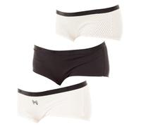 DIM Women's Les Pockets Cotton Colours & Patterns x3 Boxer, Black Bow, S