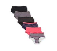 Dim Women's Boxer Pockets Cotton Stretch Coloured x6 Pretty Pink/Black Logo Pack L