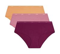 DIM Women's Boxer Set of 3 | Les Pockets Ecodim Soft Touch | Cotton Stretch | Extra Flat Finishes | Everyday Comfort | Multicoloured