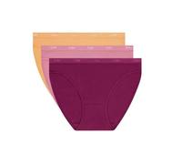 DIM Women's Briefs Set of 3 | Les Pockets Ecodim | Cotton & Elastane | Comfort Belt | Multicoloured | Invisible Under Clothes