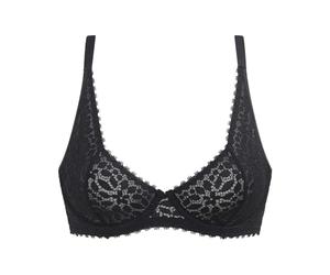 DIM Women's Daily Lace Bra | Underwired | Openwork Floral Lace | Support and Comfort