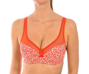 Dim Womens Generous underwire bra 03983 woman - Red - Size 34C