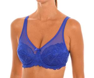 DIM Women's Generous Underwire Essential x1 Bra, Blue, 34B