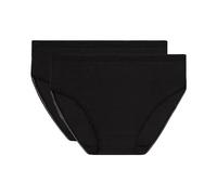 DIM Women's Maxi Pure Cotton x2 Brief, Black, L