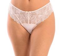 Dim Womens Micro tulle panties with inner lining 008H5 for women, elegant and feminine design - Pink - Size Large