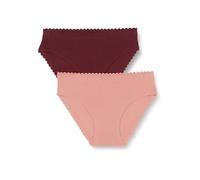 Dim Women's Midi Brief Body Touch Easy x2 Rose/Rubis M