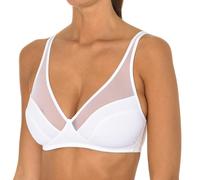 Dim Womens Non-wired bra with elastic sides 04974 woman - White Polyamide - Size 40C