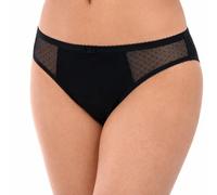 DIM Women's Organic Cotton Menstrual Heavy Flow Dim Protect x1 Brief, Black, XL