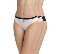 DIM Women's Les Pockets Comfortable Cotton x3 Brief, Multicolour, L
