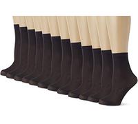 Dim Women's Sheer Beauty Resist Socks Perfect Fit & Resistance x12 Black One Size