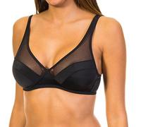 Dim Womens Non-wired bra with elastic sides 04974 woman - Black Polyamide - Size 40C