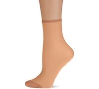 DIM Women's Sublim Tobilleros 15d Beige Doré Ankle Socks, (Beige 500), One size (Manufacturer size: 35/41)