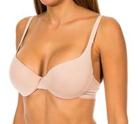 Dim Womens Underwired bra with elastic sides 003AL women - Beige Polyamide/Polyester - Size 34C